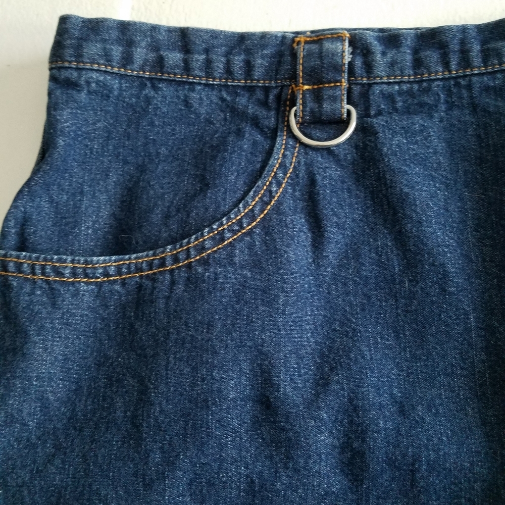 Pretty Dark Blue  Denim skirt size 16 Old  Navy - Picture 6 of 8
